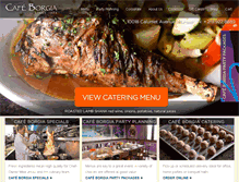 Tablet Screenshot of cafeborgia.com